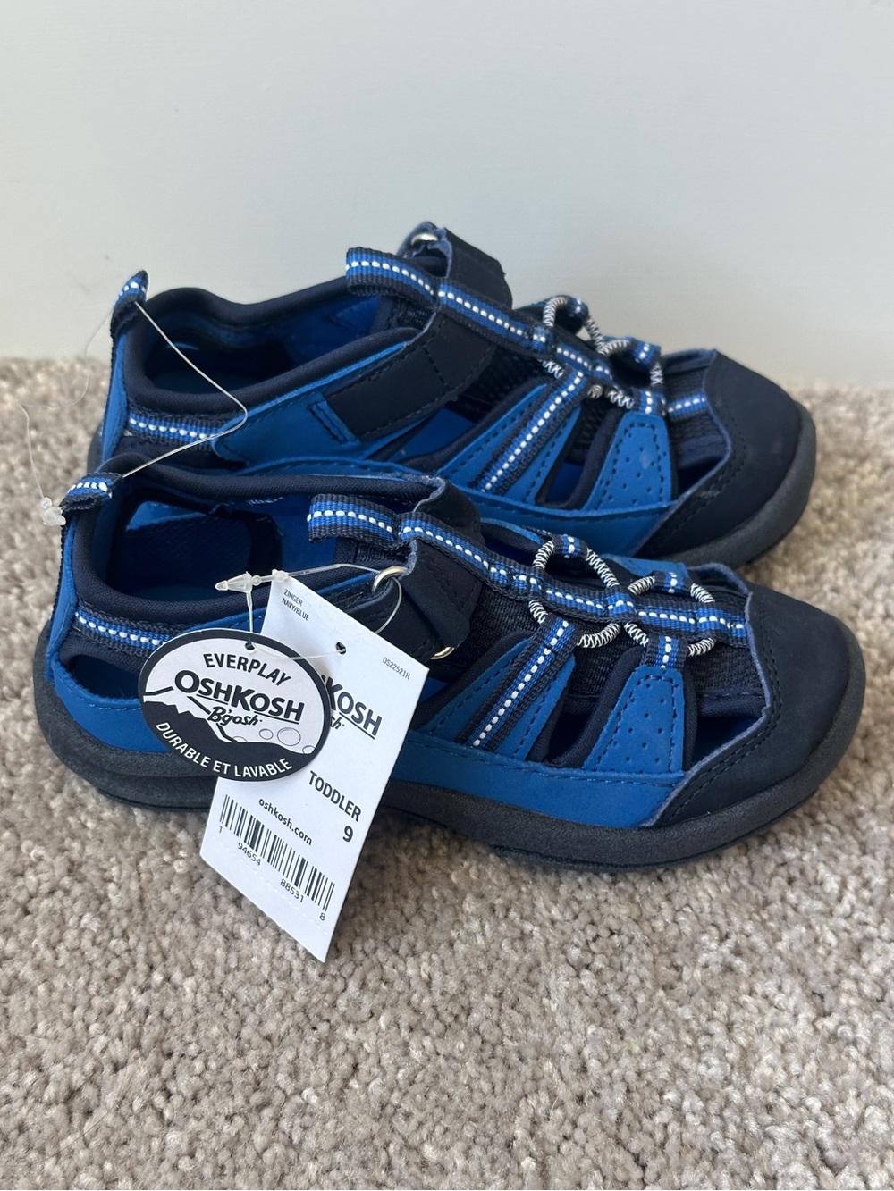 OshKosh B'gosh Blue Toddler Sport Sandals Size 9